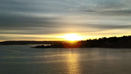 [4] Sonnenaufgang im Oslo-Fjord