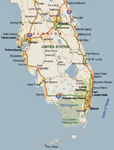 Karte Florida